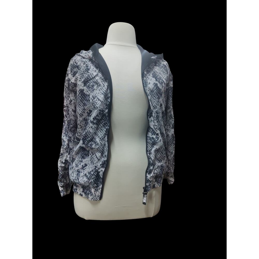 PINK Victoria Secret hooded snakeskin design windbreaker jacket-size XS/S